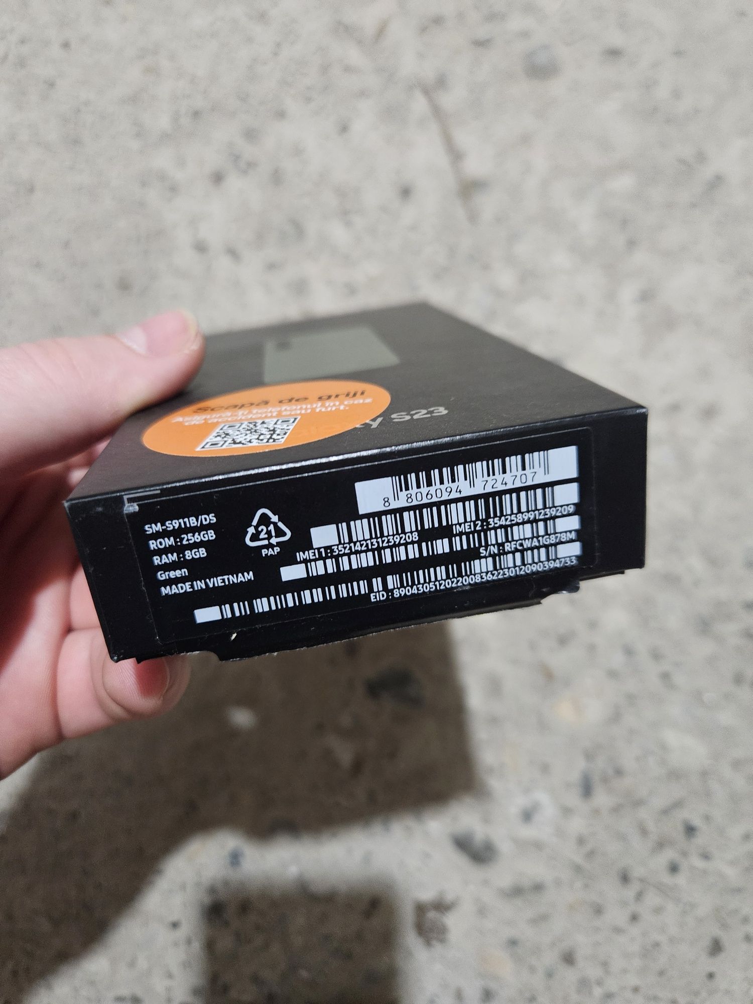 S23 VERDE  256 GB ca nou in garantie