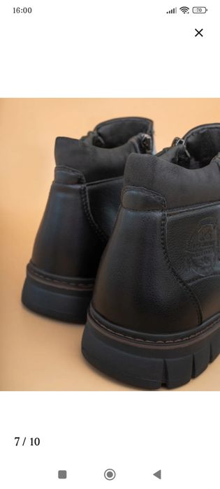 Продается мужские сапоги