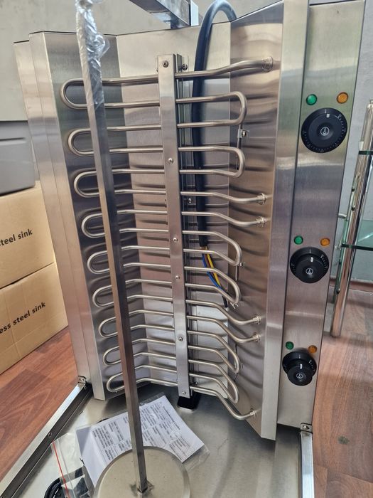 Reducere Aparat profesional shaorma motor jos 220V -TRANSPORT GRATUIT