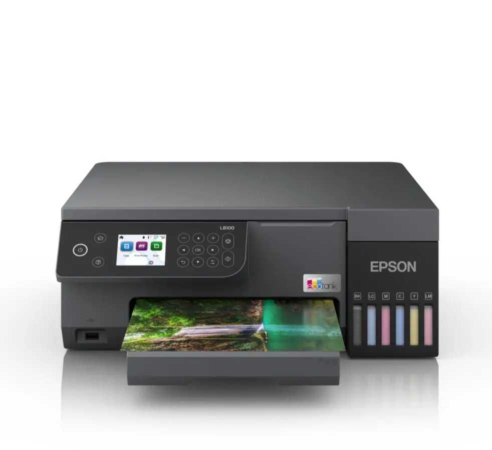 Принтер Epson L8100 МФУ 6 цветов А4 WiFi. Доставка по Узб. Гарантия