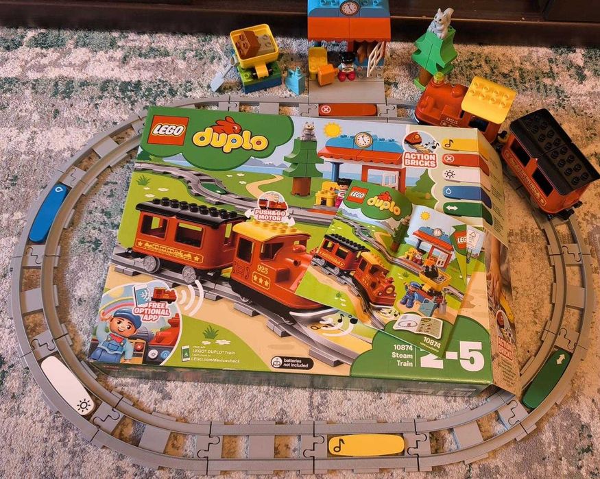 LEGO DUPLO 10874 - Tren cu aburi