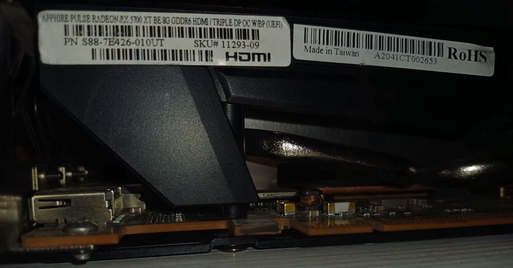 Placă video Sapphire Pulse RX 5700 XT 8GB GDDR6. Preț negociabil!