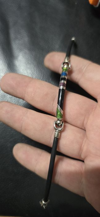 Brățară argint cu email