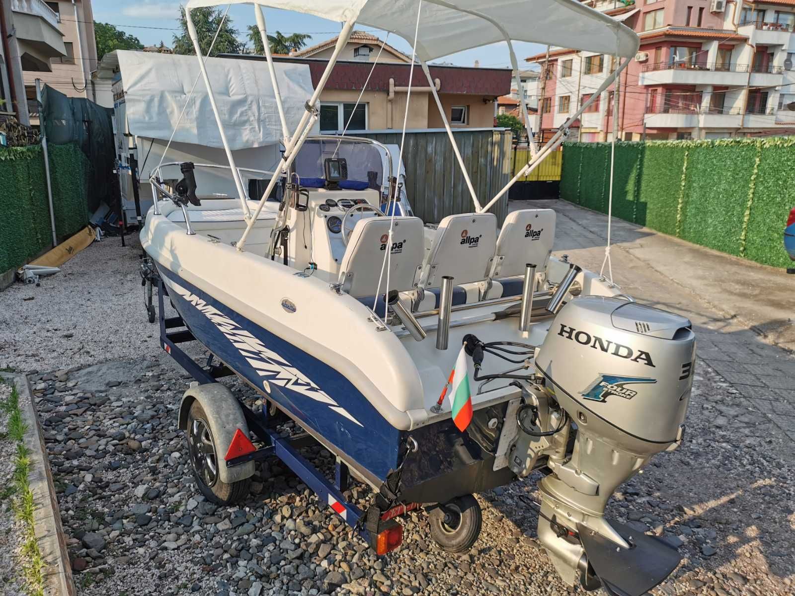 Лодка Aquamar с мотор Honda 30PS