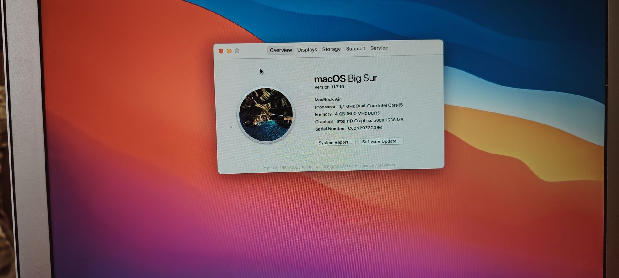 MacBook Air 256 gb