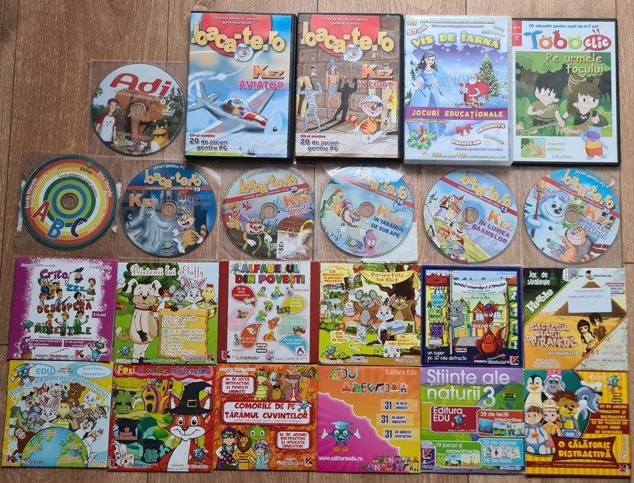 CD/DVD-uri cu jocuri copii