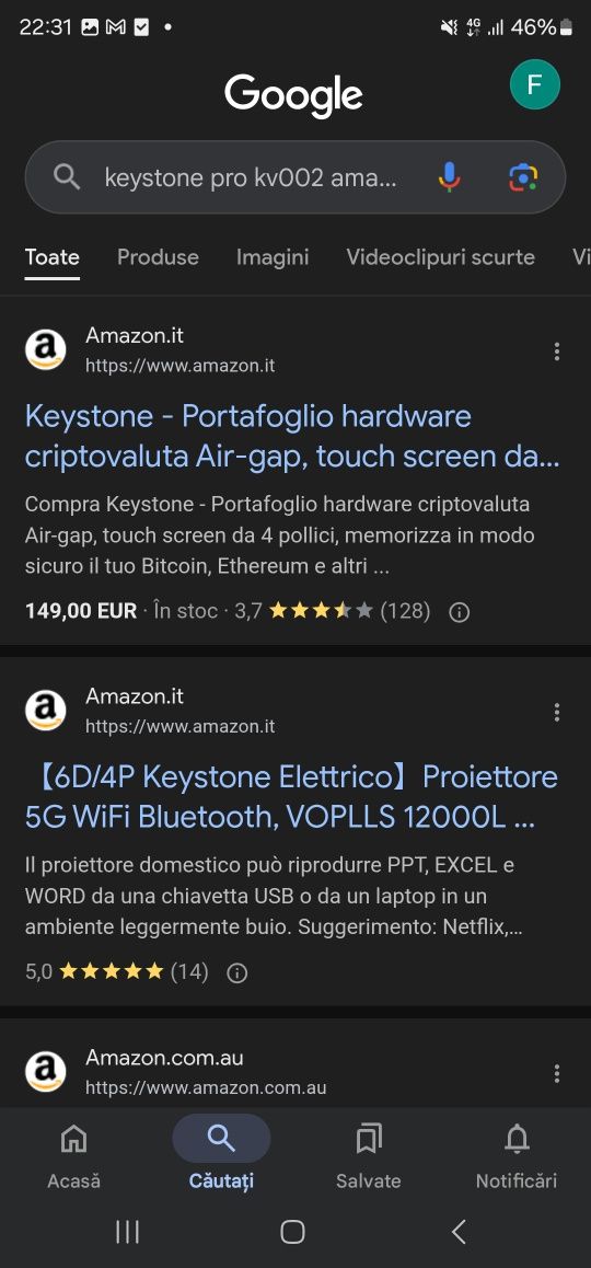 Keystone pro  - Portofel hardware pentru criptomonede