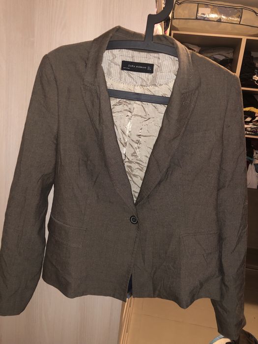 Costum bumbac Zara Woman, mar. L, nou fara eticheta