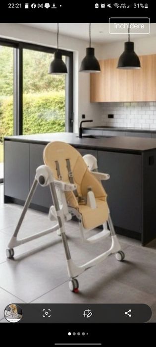 Scaun aproape nou, Peg Perego