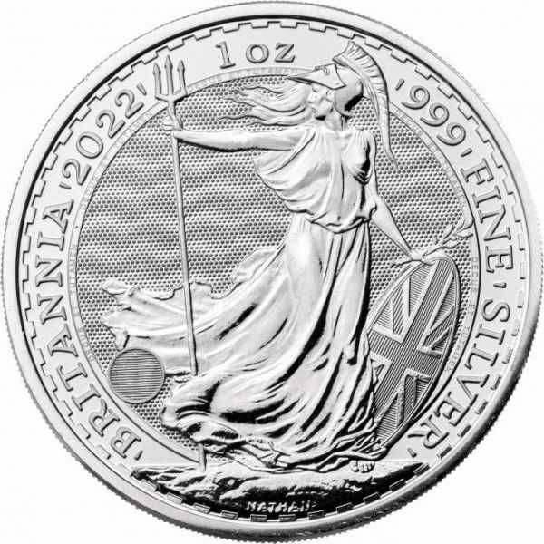 Moneda argint pur 99.99 investitie 1 oz 31.1g noua Britannia 2022