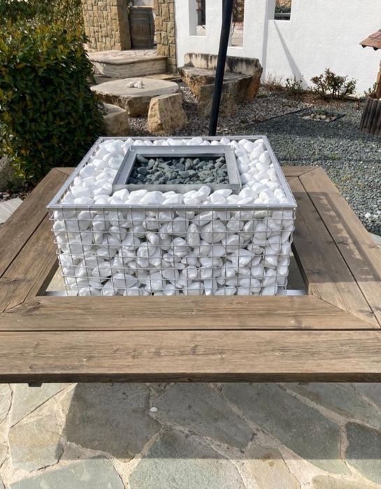 Piatra decorativa Alba Thasos marmura Pietricele amenajare gradina