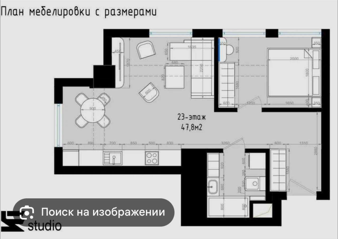 Престижный ЖК Modera, 2 комнаты, 46м2, Яккасарай улица Шота Руставели