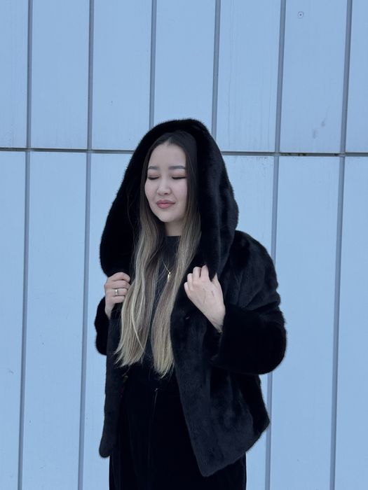 Шуба black nafa норка б/у