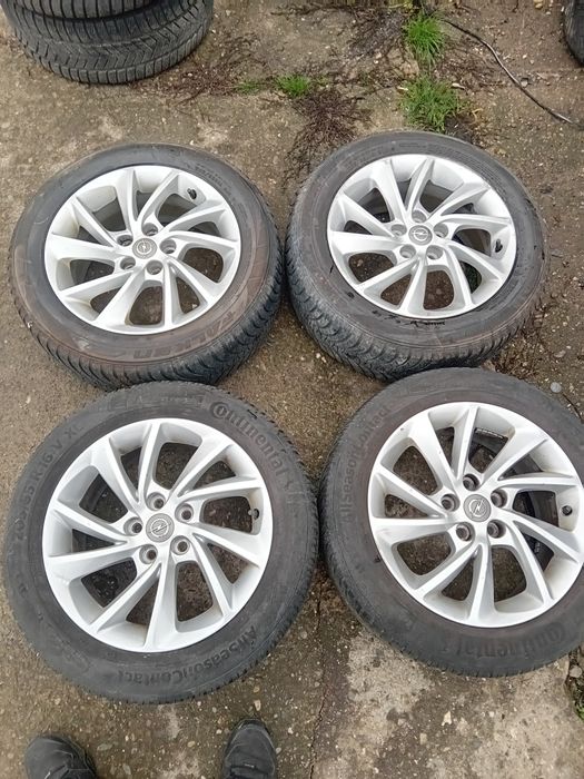 Лята джанта 16ка с гуми CONTINENTAL OPEL astra K Опел астра