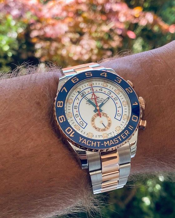 rolex yacht-master 2 двуцветен 44mm