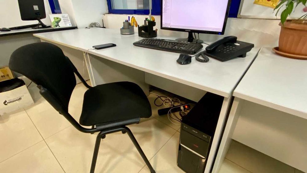 Рабочий стол оператора (серый) 2 шт.