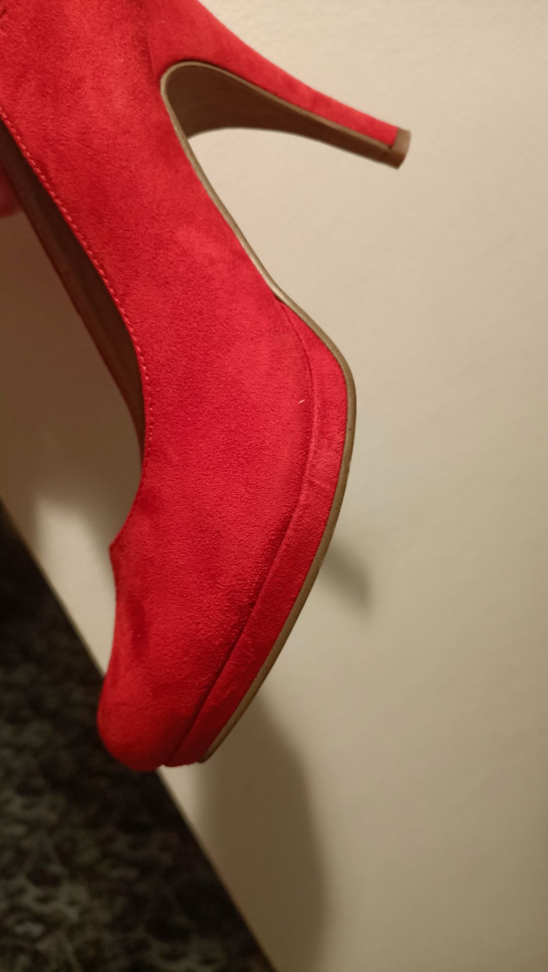Pantofi Tamaris piele întoarsă
