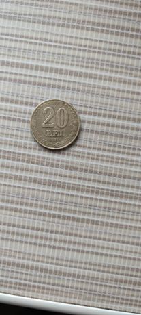 Moneda 20 lei Ștefan cel Mare