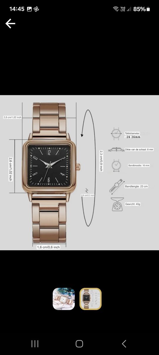 Ceas cu quartz pentru femei-Aur roz,Elegant,simplu și de lux