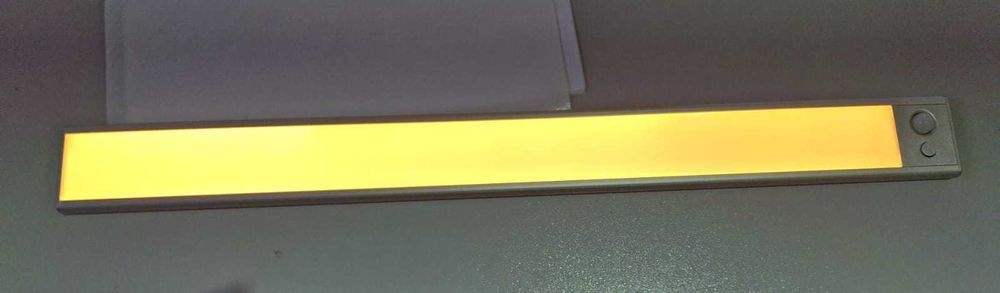 Lampa LED cu senzor miscare, 40 cm, magnetica, intensitate reglabila