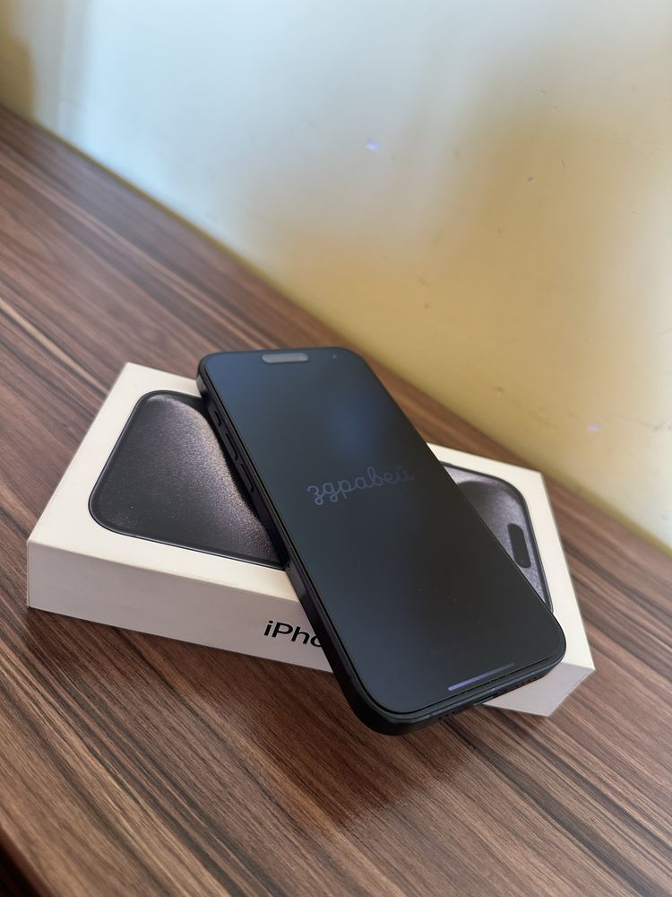 НОВ! iphone 15 Pro; 256 GB; Blue Titanium ГАРАНЦИЯ