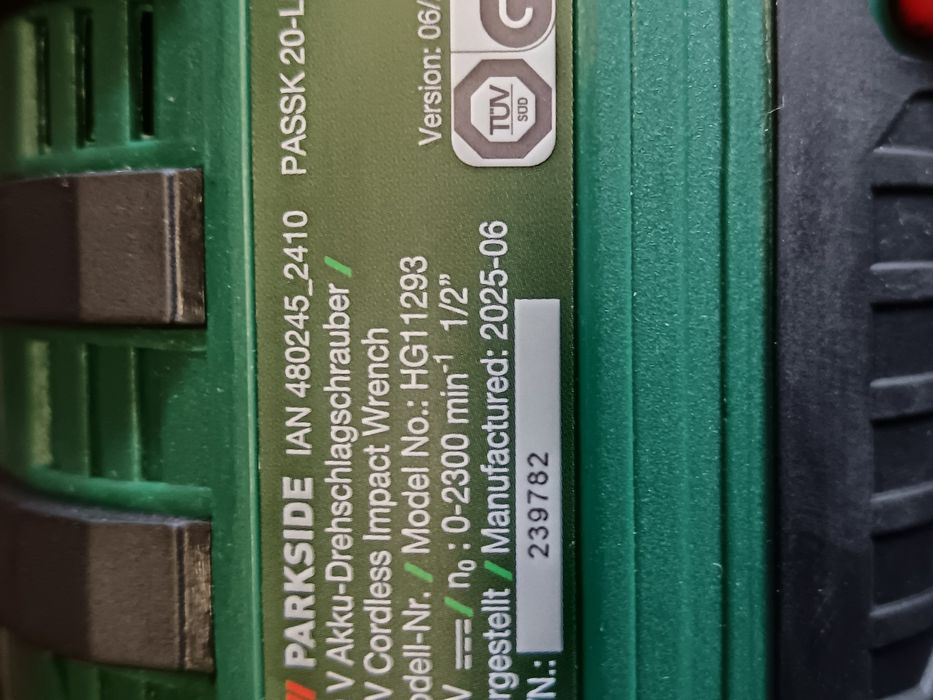 Mașina cu impact roti parkside