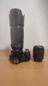 Nikon D5600 +obiectiv 70-300 mm