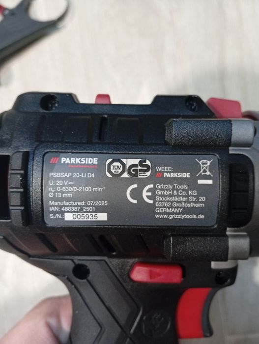 Autofiletanta Parkside x20v