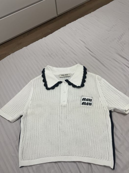 Miu Miu блуза  къс  ръкав