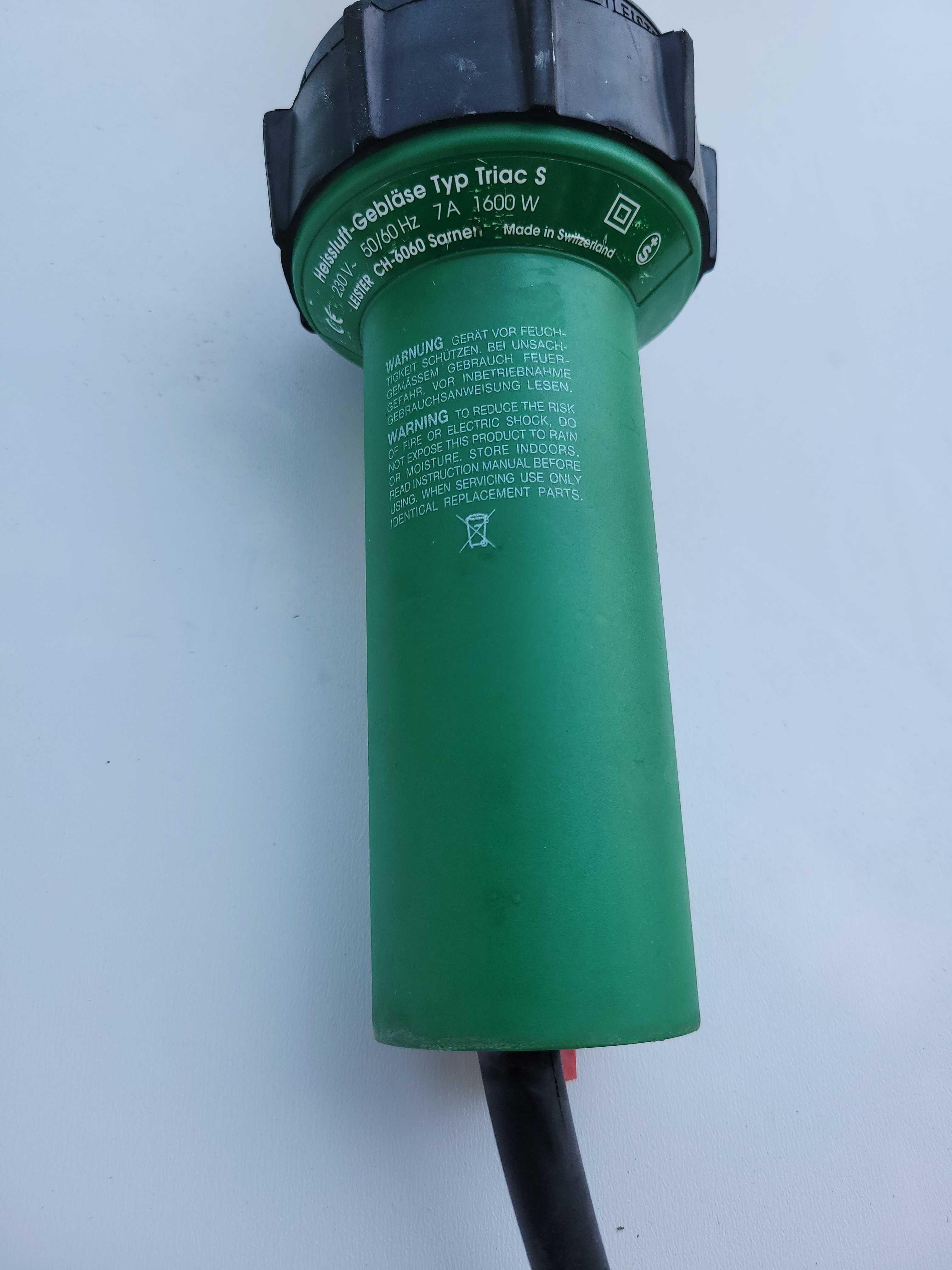 Пистолет горещ въздух LEISTER TriacS куфар оборудван Made in Switzerla