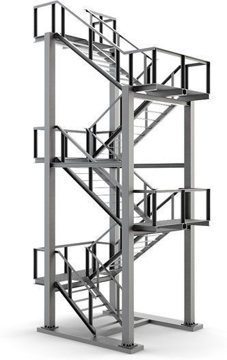 Металлический конструкции, лестницы.