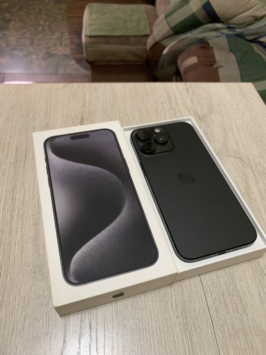 iPhone 15 Pro Max Black | 100% battery | 256Gb