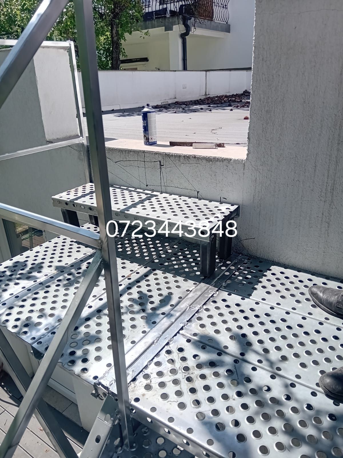 Scări metalice galvanizate