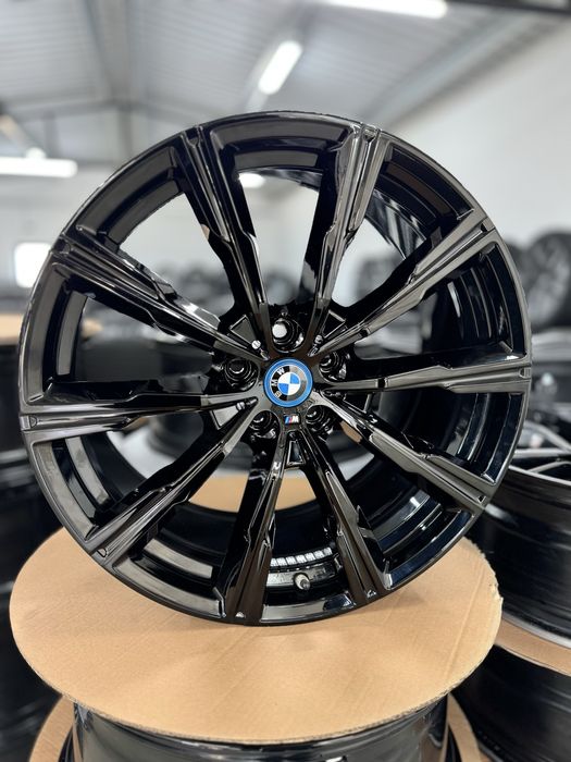 Jante Bmw X5 X6 R20 G05 G06 Originale M740 Negru Lucios