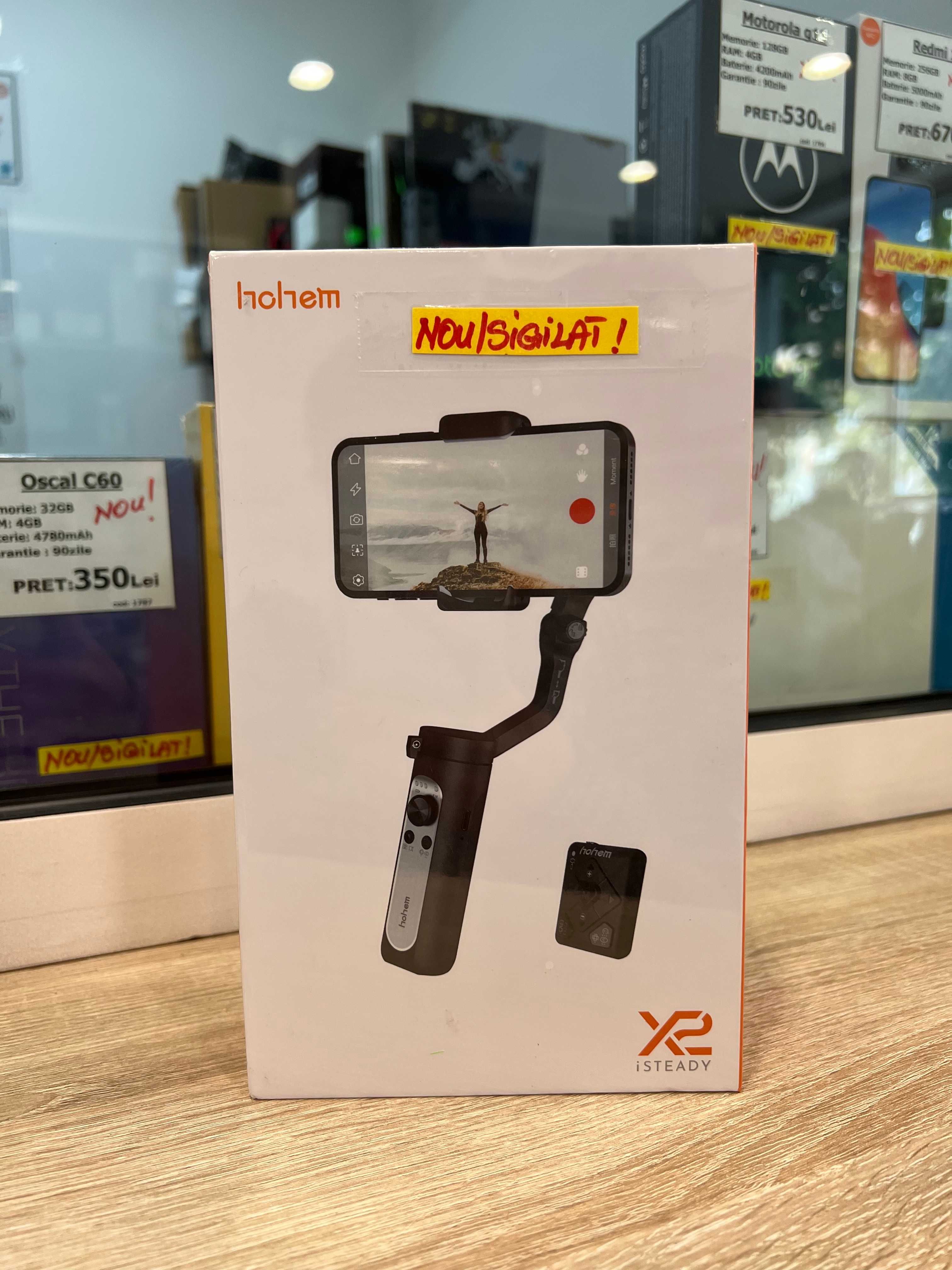 Stabilizator Gimbal Hohem iSteady X2, NOU/Sigilat!