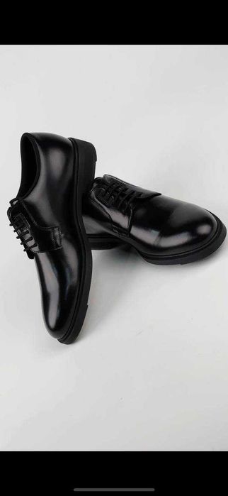 BOSS мужские кожаные туфли-дерби Италия РАЗМЕР 42.5,45