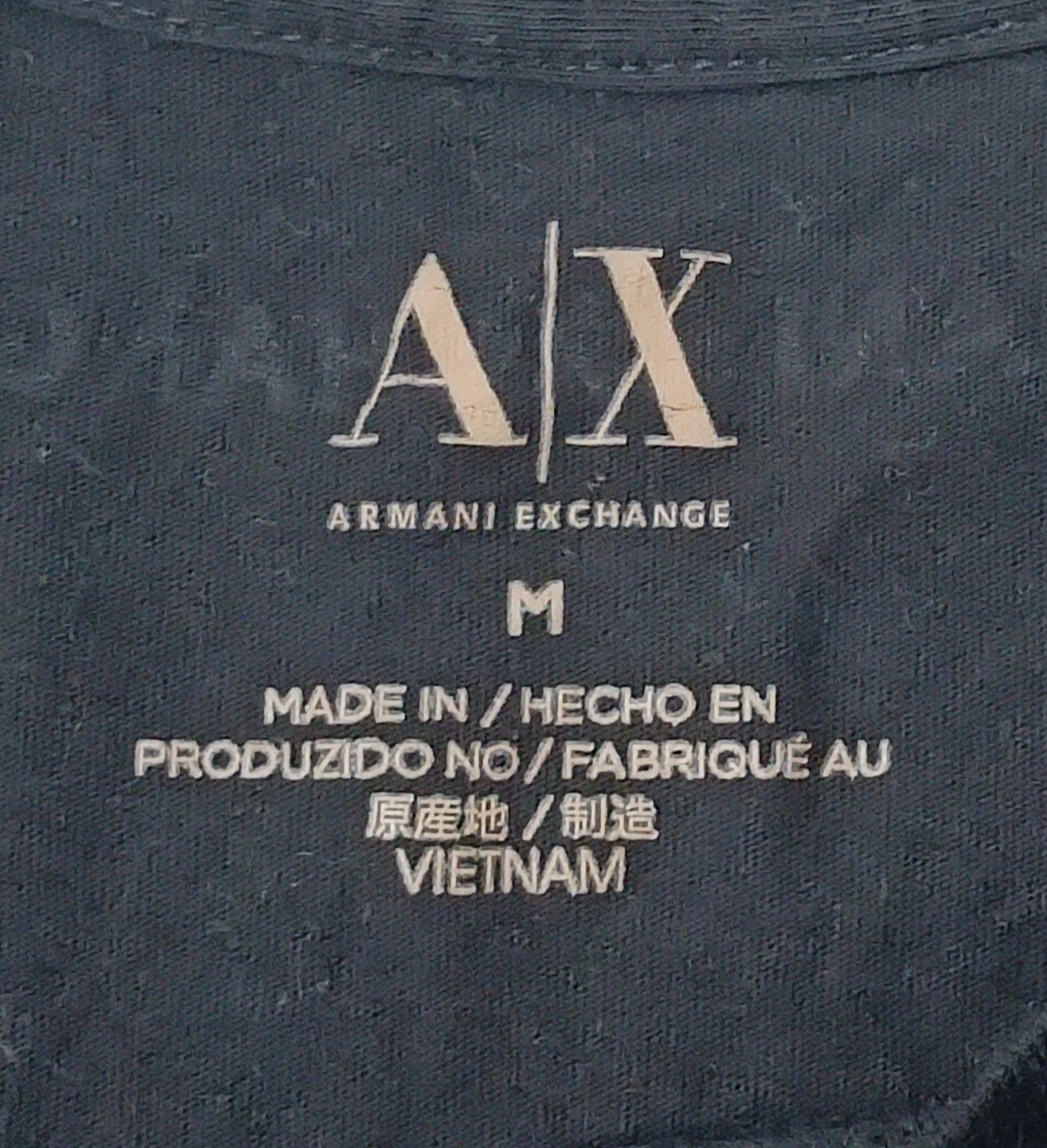 Armani Exchange Shirt оригинална тениска M памучна фланелка