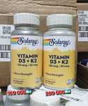 ДОСТАВКИ НЕТ Solaray d3 k2 60/120шт Made in USA