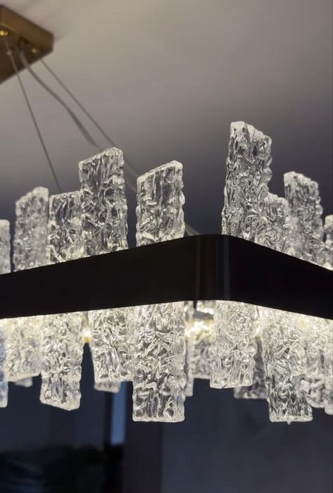 Candelabru cristal 100cm latime, reglabil