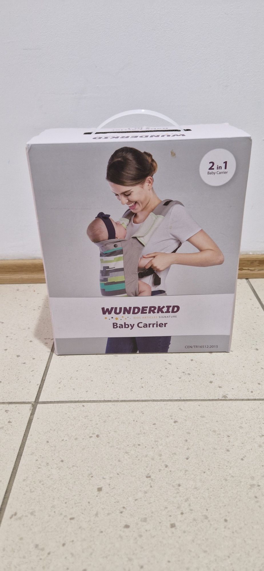 Marsupiu Wunderkid baby carrier 2 in 1