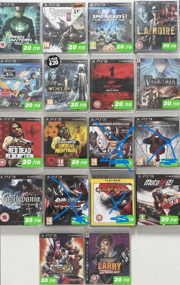 Playstation 3 Хитови Заглавия / Редки / Ретро