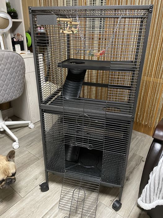 Cusca Rozatoare 52×52×113,5 cm – 4 Nivele  si Tava Detasabila