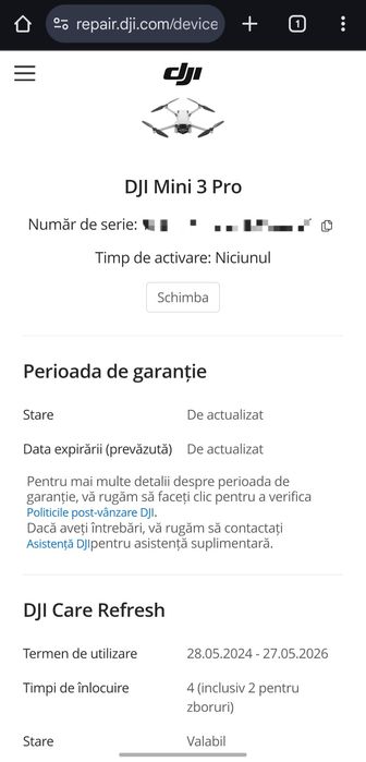 Sigilata Drona DJI Mini 3 PRO Fly More Combo