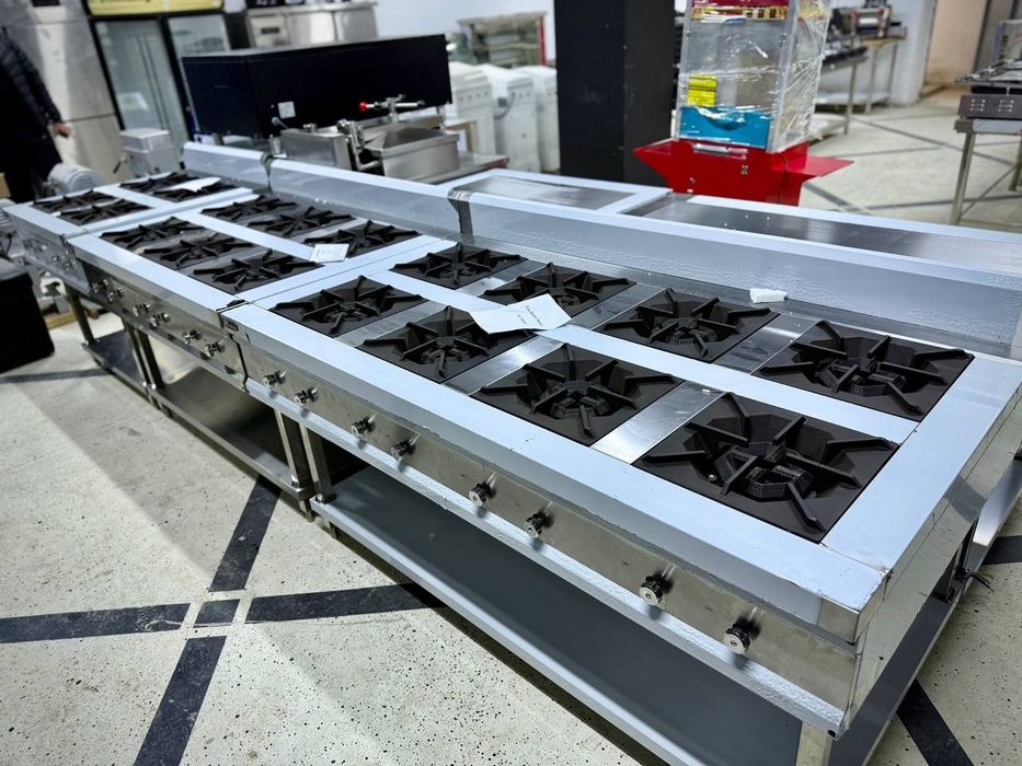 Газовая плита и электрический плита