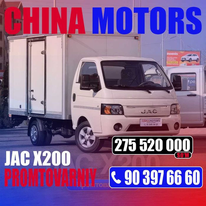 JAC X200 furgon yangi partiyasi