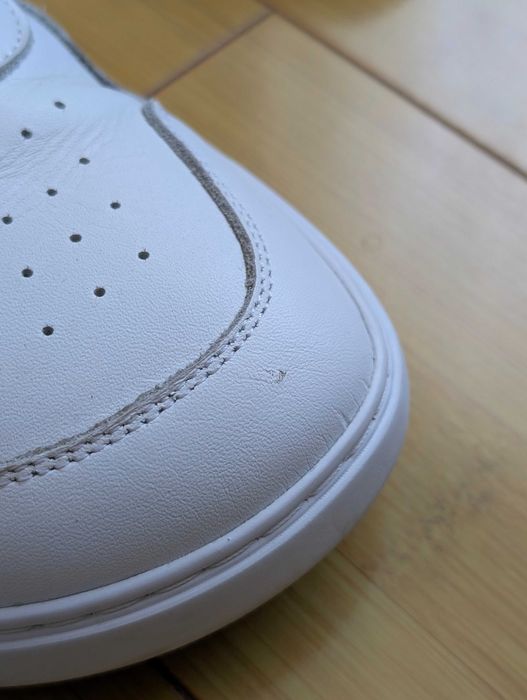 Încălțăminte piele naturală Barebarics Be Lenka 45, albi