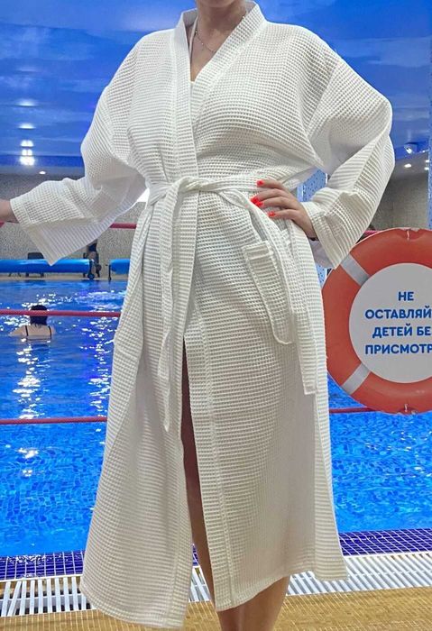 Халат вафельный XXXL