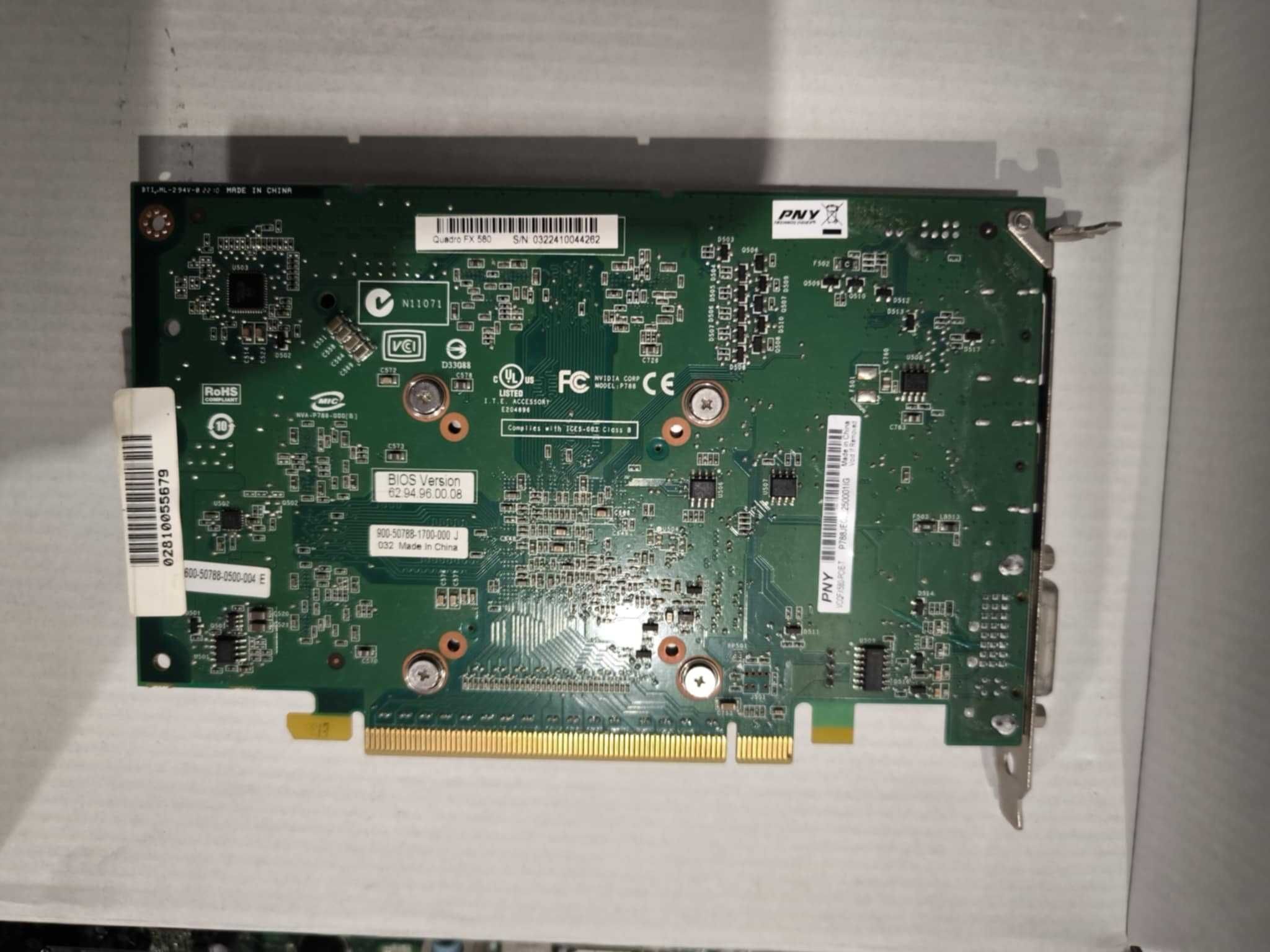 Дъно, процесор i5, рам, видеокарта Nvidia Quadro FX 580