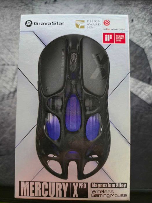 Mouse Gaming GravaStar Mercury X PRO Magnesium Alloy Wireless