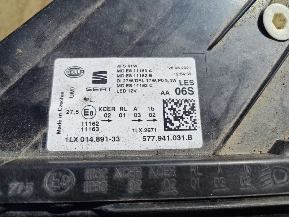 Led xenon фарове Seat Ateca 2022 ляв десен фар Сеат Атека